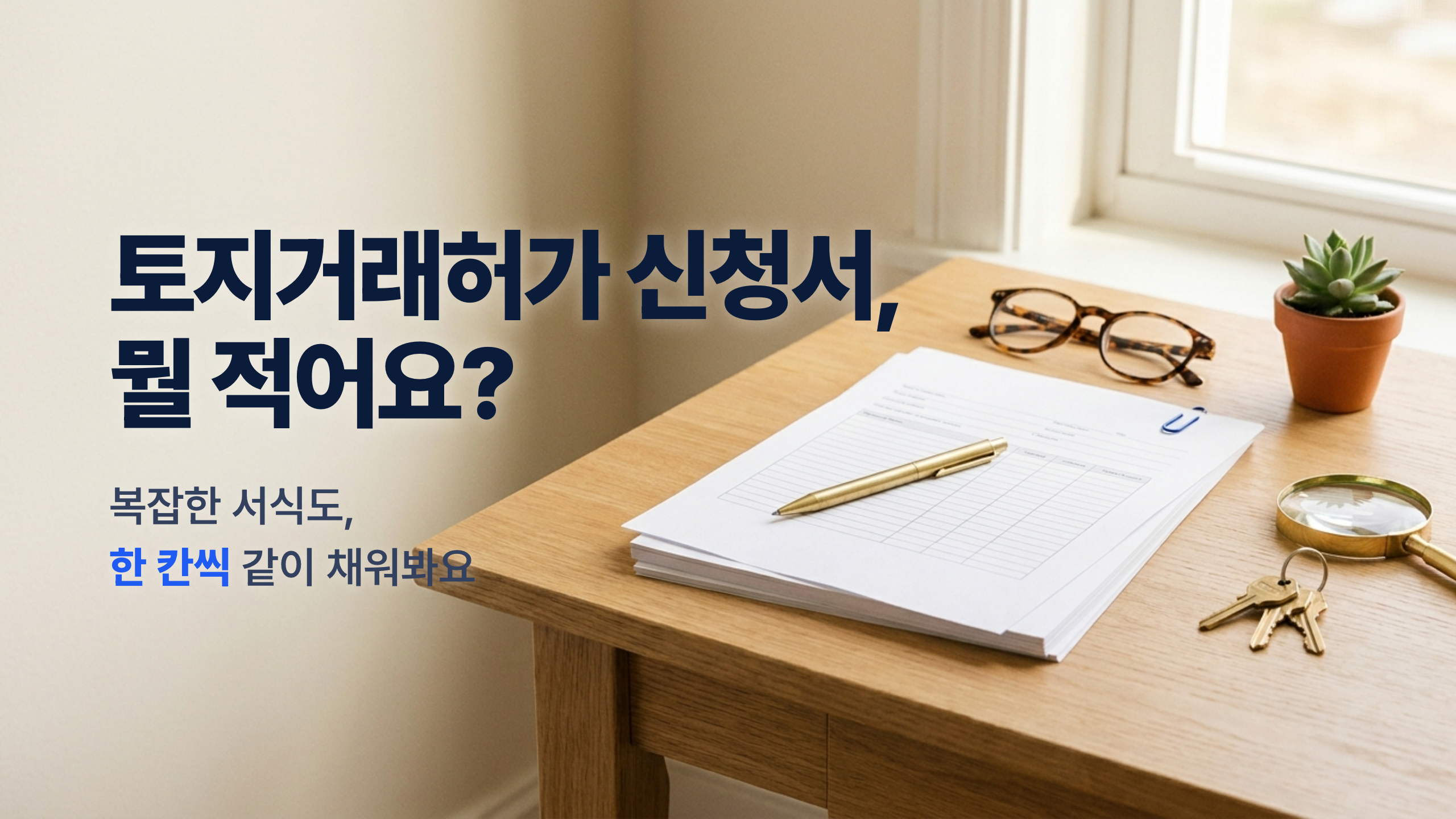 토지거래허가 신청서 작성방법 따라하기 (2편) — 별지 제9호서식 한 칸씩 채우기